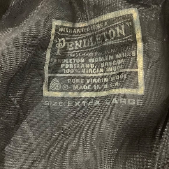 Vintage Pendleton Wool Plaid Red Cap fit women’s L-XL - Picture 9 of 15